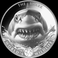 Kongo 20 Francs 2026 Hai - World`s Wildlife